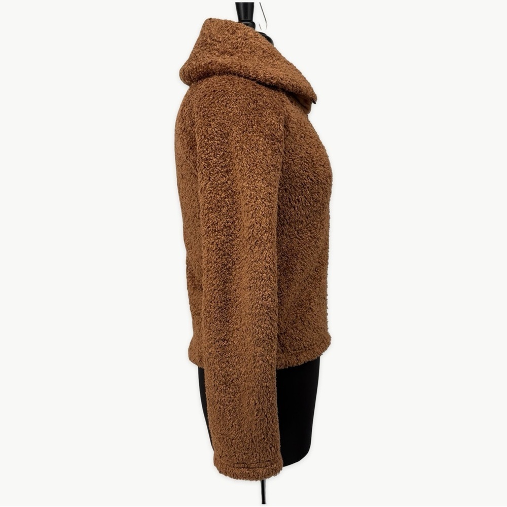 Vintage Patagonia Synchilla Teddy Fleece Jacket Size Small Camel Brown Y2K Cozy - Picture 7 of 10